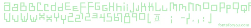 Dadastraces Font – Green Fonts on White Background