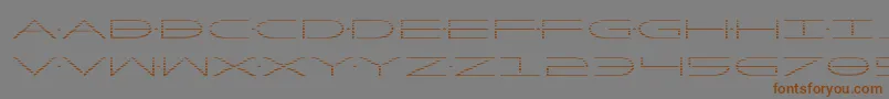 Factorgrad Font – Brown Fonts on Gray Background
