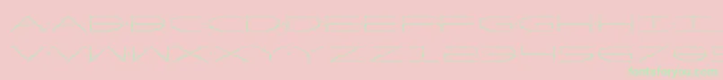Factorgrad-Schriftart – Grüne Schriften auf rosa Hintergrund