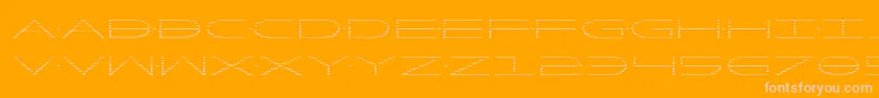 Шрифт Factorgrad – розовые шрифты на оранжевом фоне