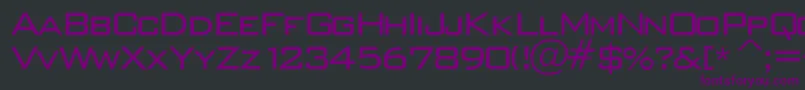 Wallstreet Font – Purple Fonts on Black Background