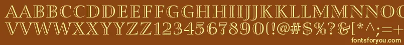 Подробнее о шрифте Smaragdltstd Шрифт Smaragdltstd – жёлтые шрифты на коричневом фоне