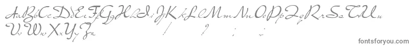 PresterJohn Font – Gray Fonts on White Background