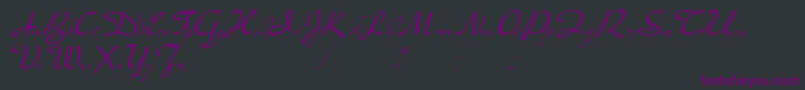 PresterJohn Font – Purple Fonts on Black Background