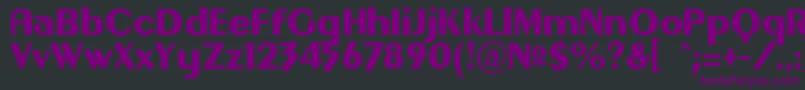 Gilgon Font – Purple Fonts on Black Background