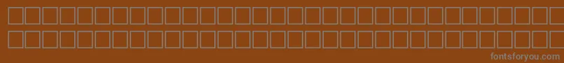 Шрифт IngeniusRegular – серые шрифты на коричневом фоне