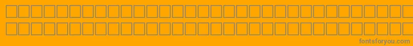 Шрифт IngeniusRegular – серые шрифты на оранжевом фоне