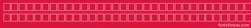 IngeniusRegular Font – Pink Fonts on Red Background