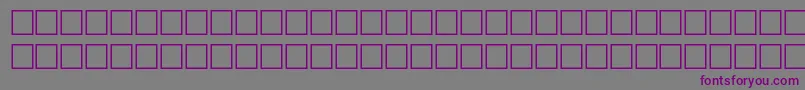 fuente IngeniusRegular – Fuentes Moradas Sobre Fondo Gris