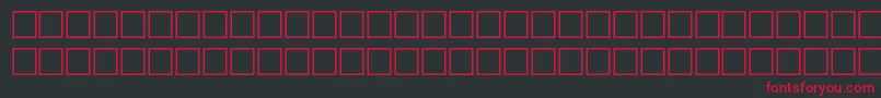 IngeniusRegular Font – Red Fonts on Black Background
