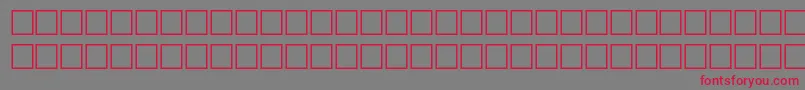 IngeniusRegular Font – Red Fonts on Gray Background