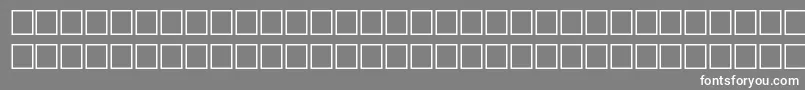 IngeniusRegular-Schriftart – Weiße Schriften auf grauem Hintergrund