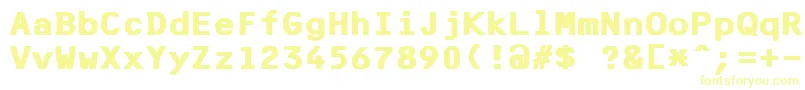 F25BankPrinterBold Font – Yellow Fonts