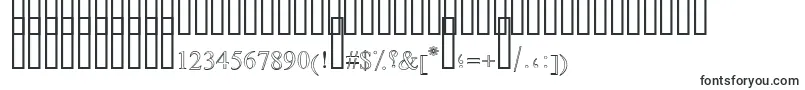 DiwaniOutlineShaded-Schriftart – Schriftarten, die mit D beginnen