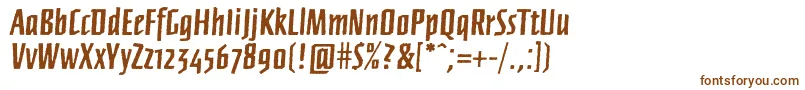 Ffnewberlinboldrough Font – Brown Fonts on White Background