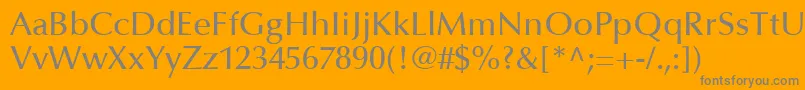 More about OptimaLtMedium Font OptimaLtMedium Font – Gray Fonts on Orange Background