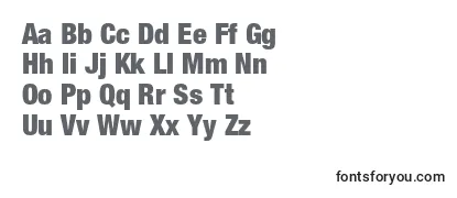 Обзор шрифта HelveticaneueltstdBlkcn