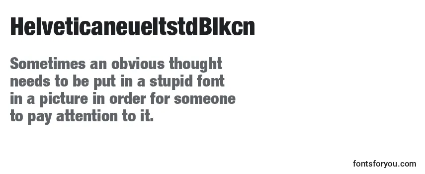 HelveticaneueltstdBlkcn フォントのレビュー