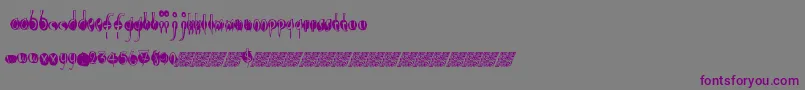 Openlounge Font – Purple Fonts on Gray Background