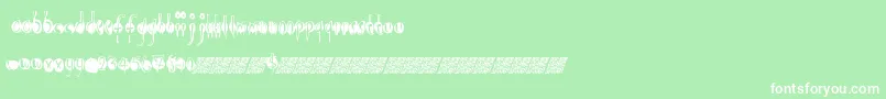 Openlounge Font – White Fonts on Green Background