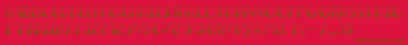 Шрифт Nathanbrazilgrad – коричневые шрифты на красном фоне