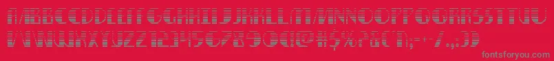 Nathanbrazilgrad Font – Gray Fonts on Red Background