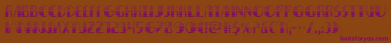 Nathanbrazilgrad Font – Purple Fonts on Brown Background