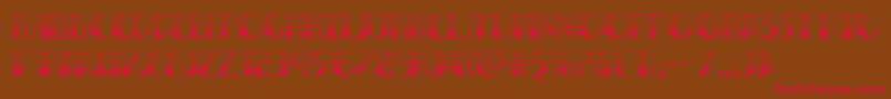 Nathanbrazilgrad Font – Red Fonts on Brown Background