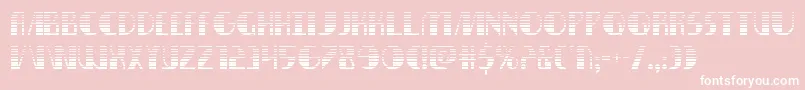 Шрифт Nathanbrazilgrad – белые шрифты на розовом фоне