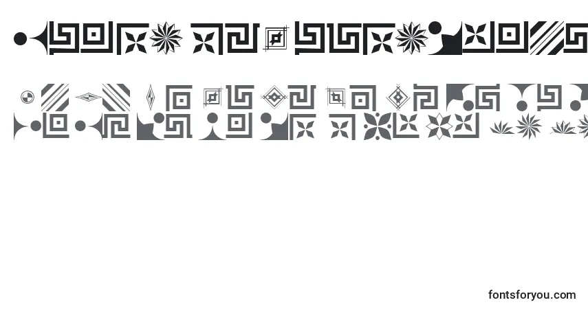 Fuente LinotypeDidotOrnamentsTwo - alfabeto, números, caracteres especiales