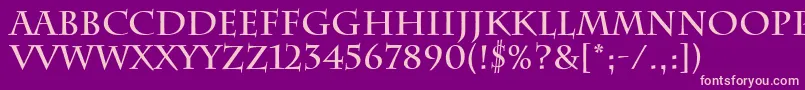 En savoir plus sur la police CharlemagneBold Police CharlemagneBold – polices roses sur fond violet