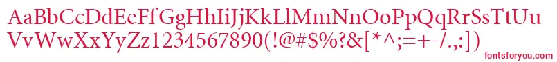 Mntr Font – Red Fonts