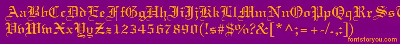 More about LighttextRegular Font LighttextRegular Font – Orange Fonts on Purple Background