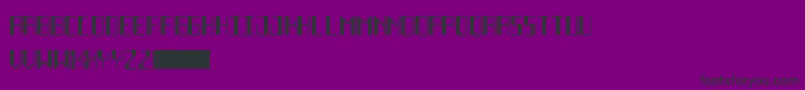 DecoFutureBlack Font – Black Fonts on Purple Background