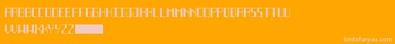More about DecoFutureBlack Font DecoFutureBlack Font – Pink Fonts on Orange Background