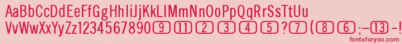 Más sobre la fuente ChannelsPlain fuente ChannelsPlain – Fuentes Rojas Sobre Fondo Rosa
