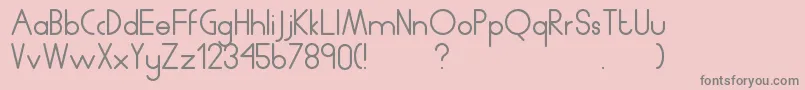 Saiba mais sobre a fonte Humanp.JAverage Fonte Humanp.JAverage – fontes cinzas em um fundo rosa
