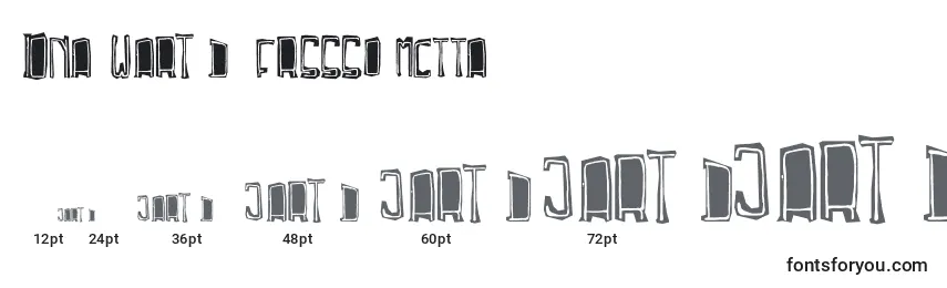 Размеры шрифта TrojasciptHello