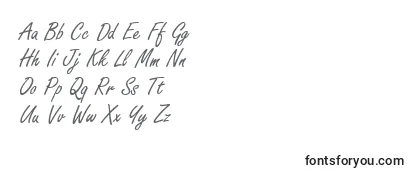 HandmadescriptRegular Font