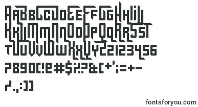 Gridlocked font – sci-Fi Fonts