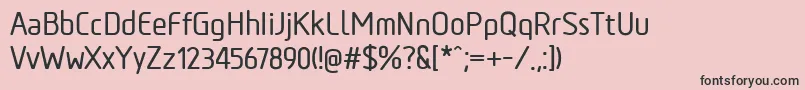More about TadaoMedium Font TadaoMedium Font – Black Fonts on Pink Background