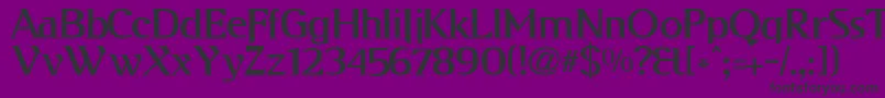 Kabog Font – Black Fonts on Purple Background