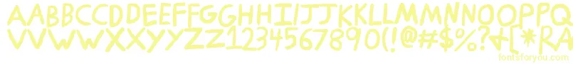 Czcionka Ragnarok – żółte czcionki