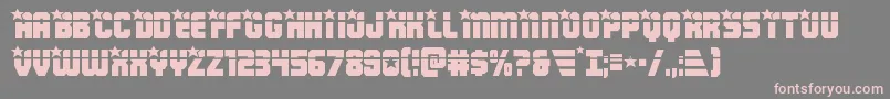 Armyrangerslaser Font – Pink Fonts on Gray Background