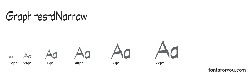 GraphitestdNarrow Font Sizes