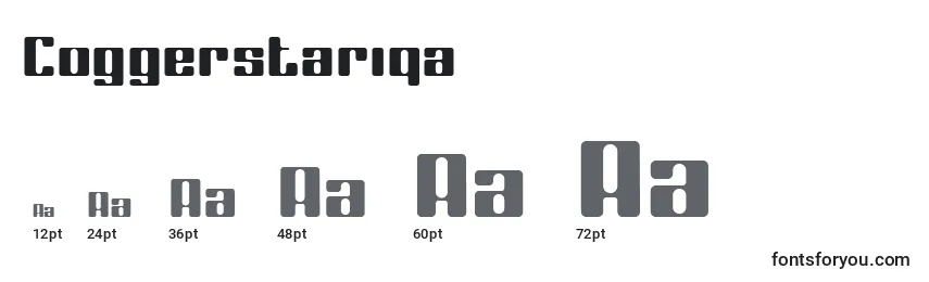 Coggerstariqa Font Sizes