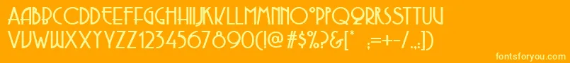 Más sobre la fuente CopaseticNf fuente CopaseticNf – Fuentes Amarillas Sobre Fondo Naranja