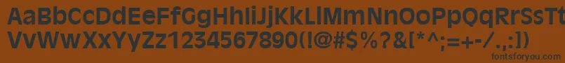 Шрифт AntiqueOliveLtBold – чёрные шрифты на коричневом фоне