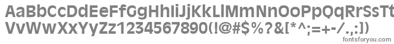 AntiqueOliveLtBold Font – Gray Fonts on White Background
