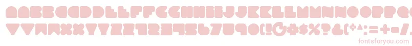 Smoothtasticness-fontti – vaaleanpunaiset fontit